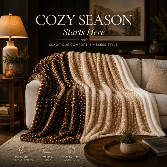 Fawn Print Blanket product photo