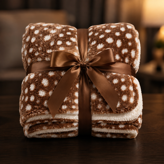 Fawn Print Blanket