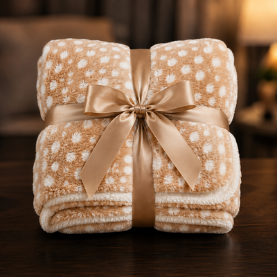 Fawn Print Blanket