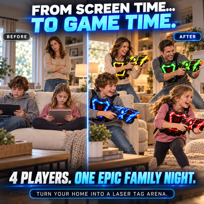 4-Player Laser Tag Set
