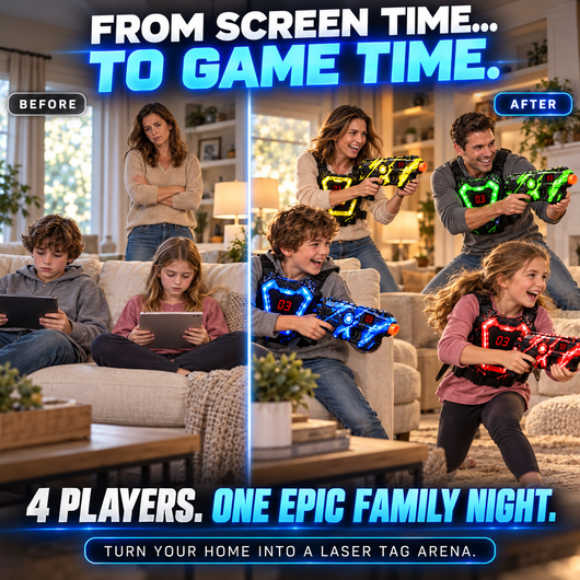 4-Player Laser Tag Set
